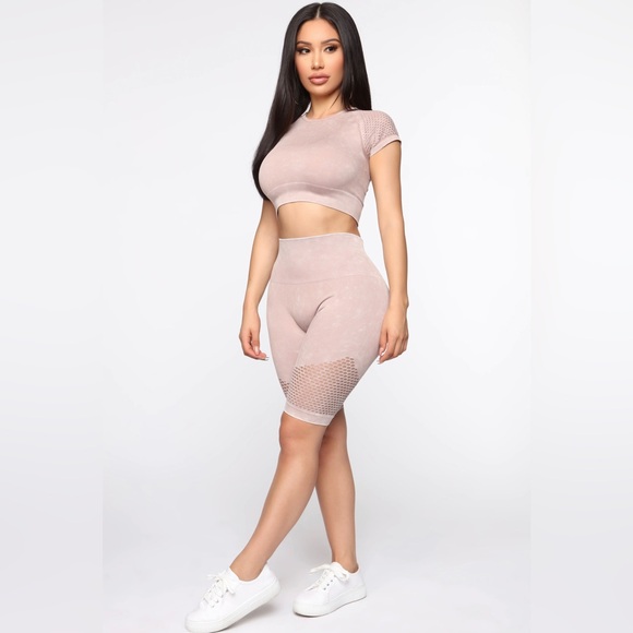 Fashion Nova active biker short set - Picture 8 of 8